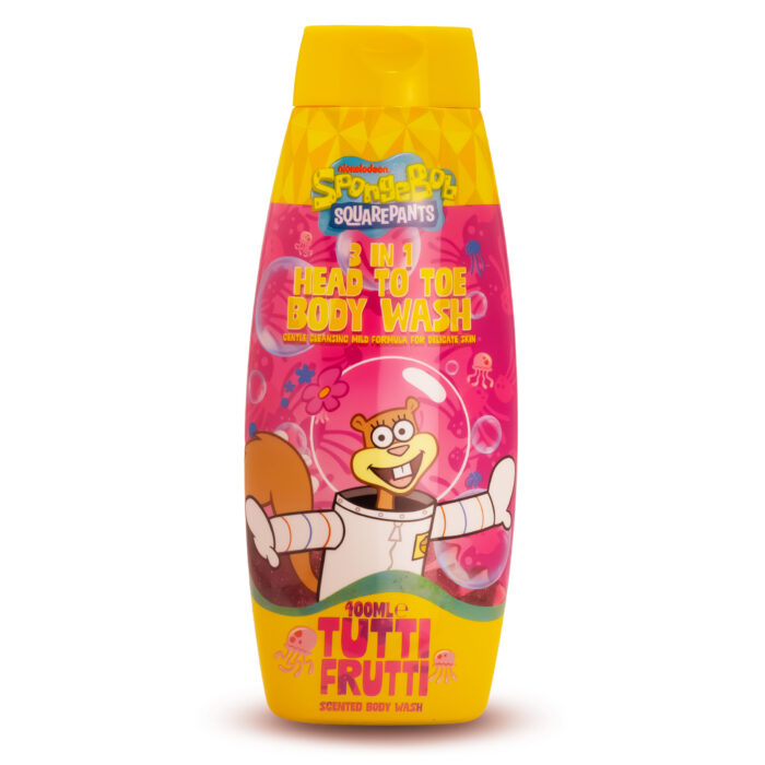 SBSP_Tutti Frutti_Front SpongeBob Body Wash Tutti Frutti