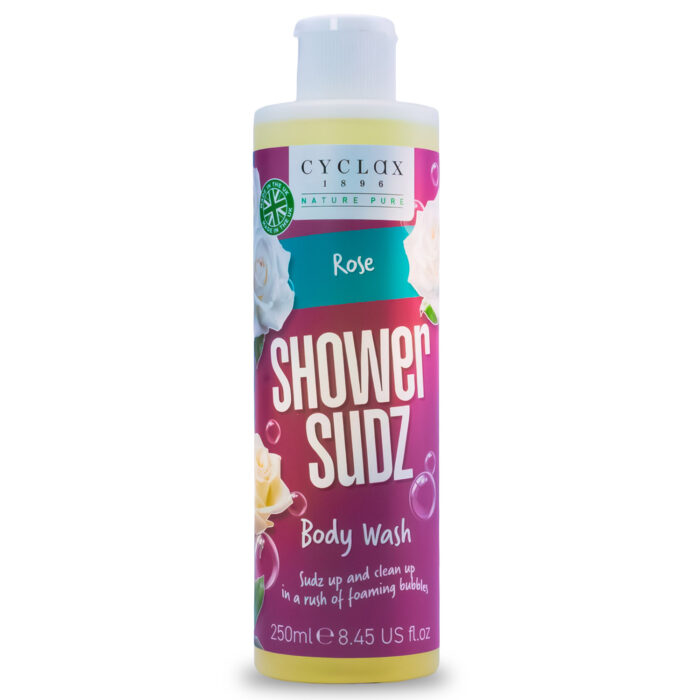 Sudz_Rose 2 Cyclax Nature Pure Shower Sudz Rose 250ml x 6